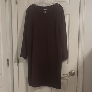 Duluth Trading Co Women's Plus Wearwithall Ponte Knit Dress